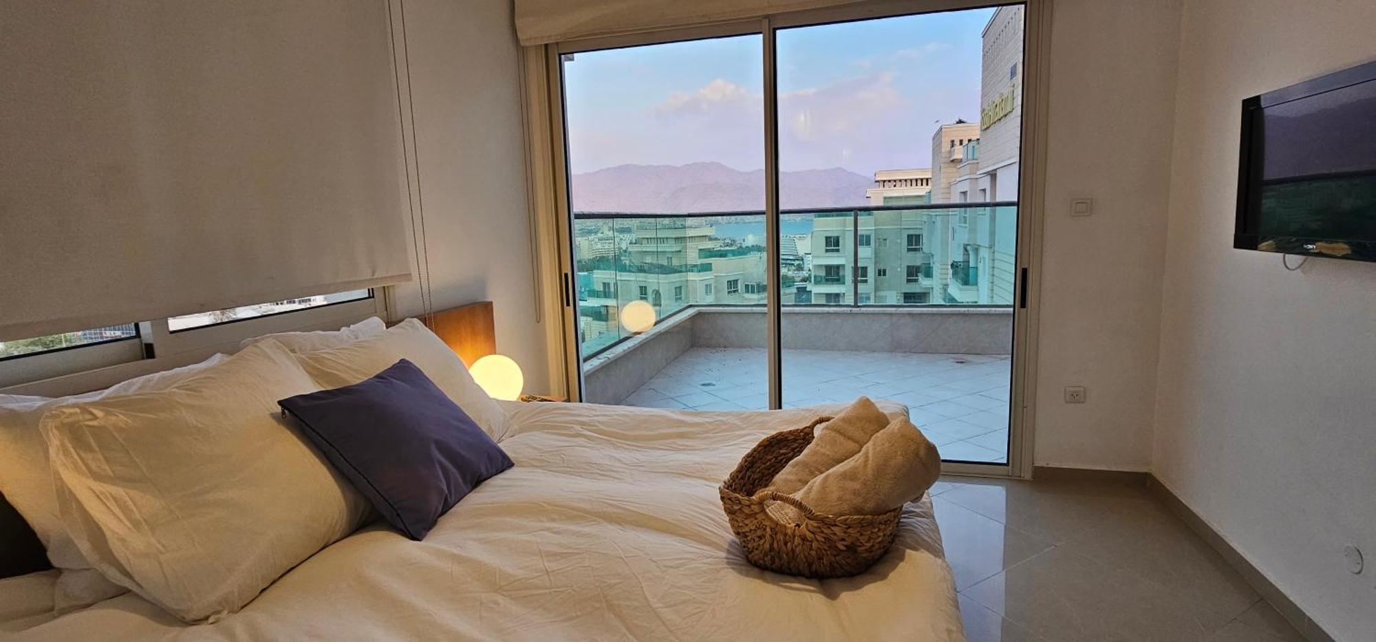 Exclusive Top Luxury Penthouse Near The Sea With Privat Roof-Pool Leilighet Eilat Eksteriør bilde